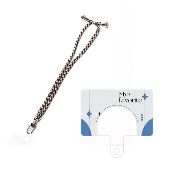 スマホショルダータグ［ オリジナル - チェキケース - ブルー ］