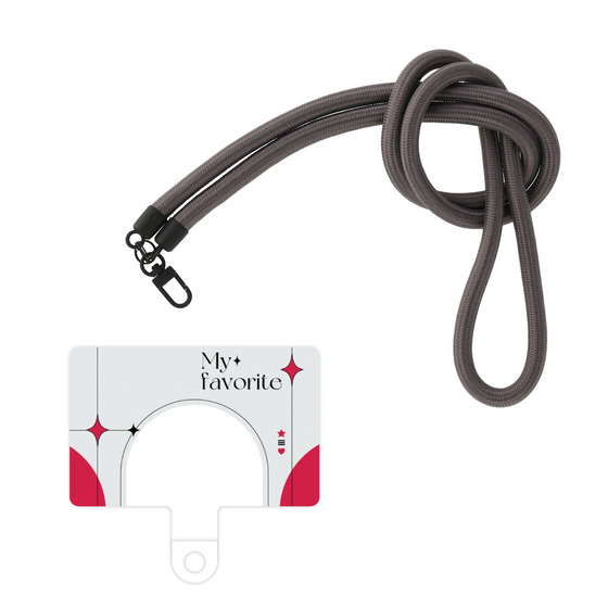 スマホショルダータグ［ オリジナル - チェキケース - レッド ］