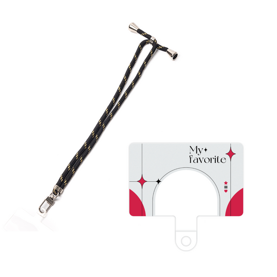 スマホショルダータグ［ オリジナル - チェキケース - レッド ］