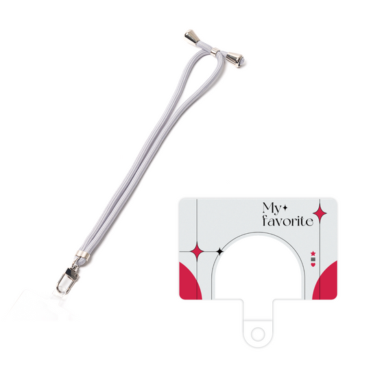 スマホショルダータグ［ オリジナル - チェキケース - レッド ］