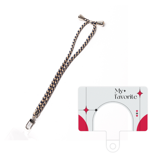 スマホショルダータグ［ オリジナル - チェキケース - レッド ］