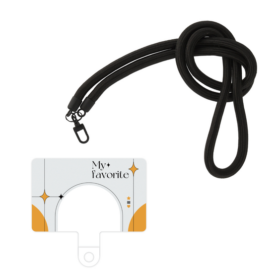 スマホショルダータグ［ オリジナル - チェキケース - オレンジ ］