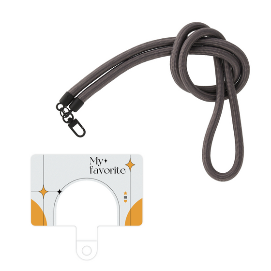 スマホショルダータグ［ オリジナル - チェキケース - オレンジ ］