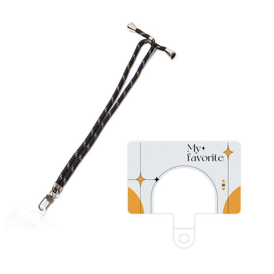 スマホショルダータグ［ オリジナル - チェキケース - オレンジ ］