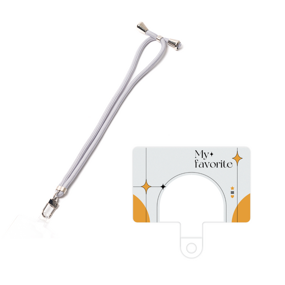 スマホショルダータグ［ オリジナル - チェキケース - オレンジ ］