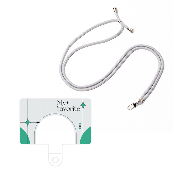 スマホショルダータグ［ オリジナル - チェキケース - グリーン ］