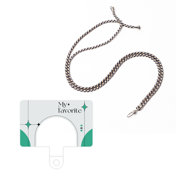 スマホショルダータグ［ オリジナル - チェキケース - グリーン ］