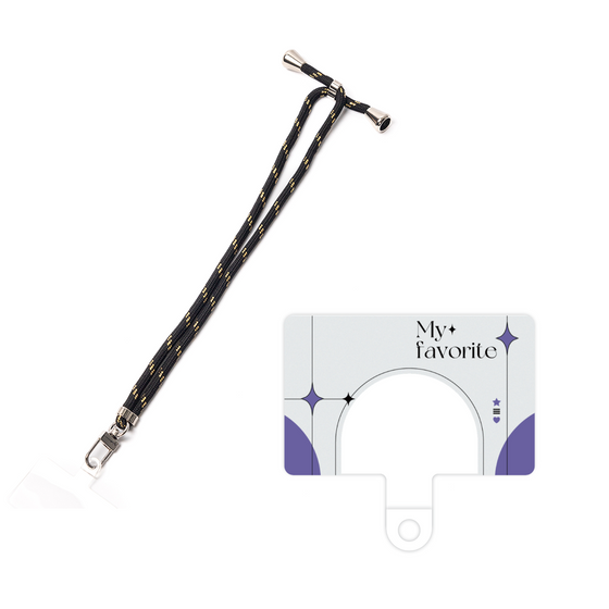 スマホショルダータグ［ オリジナル - チェキケース - パープル ］