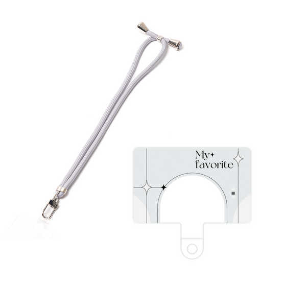 スマホショルダータグ［ オリジナル - チェキケース - ホワイト ］