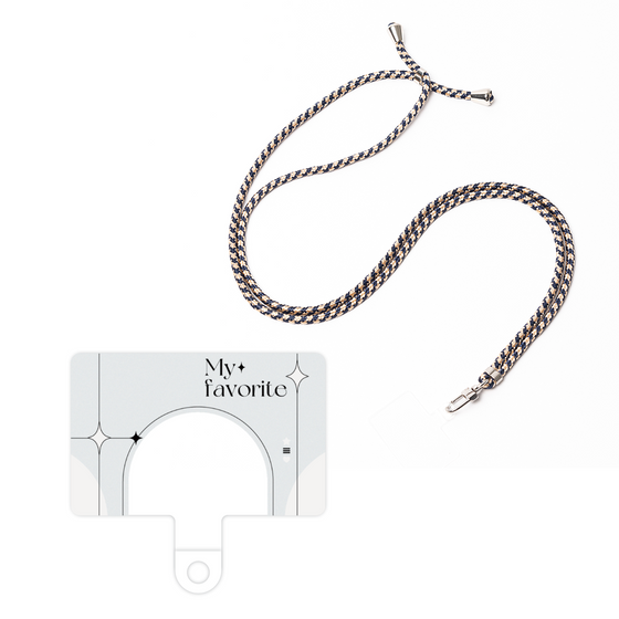 スマホショルダータグ［ オリジナル - チェキケース - ホワイト ］