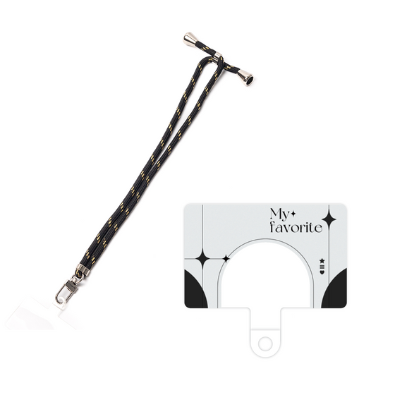 スマホショルダータグ［ オリジナル - チェキケース - ブラック ］