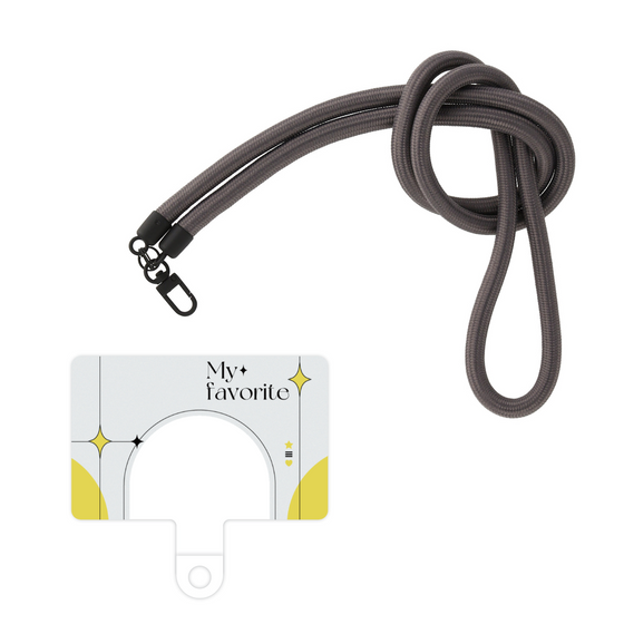 スマホショルダータグ［ オリジナル - チェキケース - イエロー ］