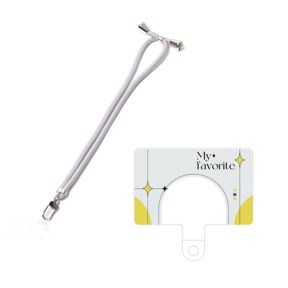 スマホショルダータグ［ オリジナル - チェキケース - イエロー ］