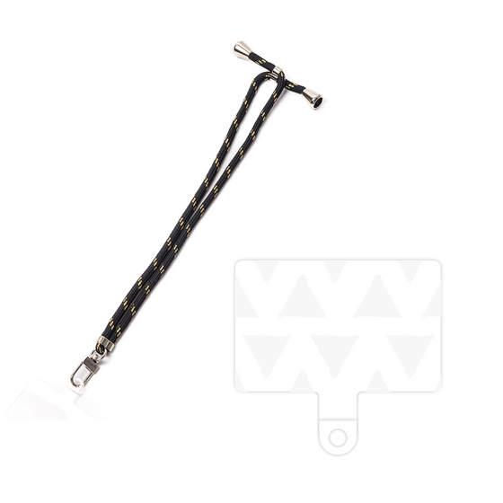 スマホショルダータグ［ オリジナル - 推し色三角 - ホワイト ］