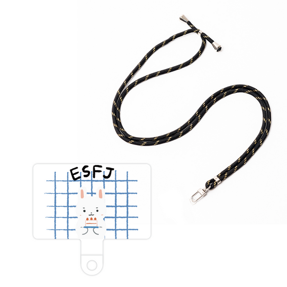 スマホショルダータグ［ オリジナル - ESFJ 領事 - キャラクター ］