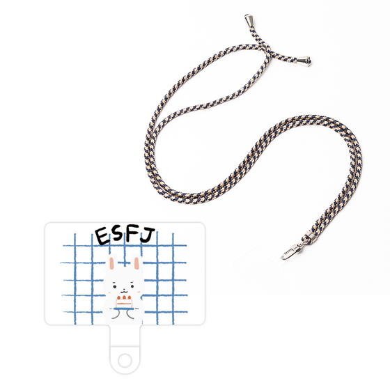 スマホショルダータグ［ オリジナル - ESFJ 領事 - キャラクター ］