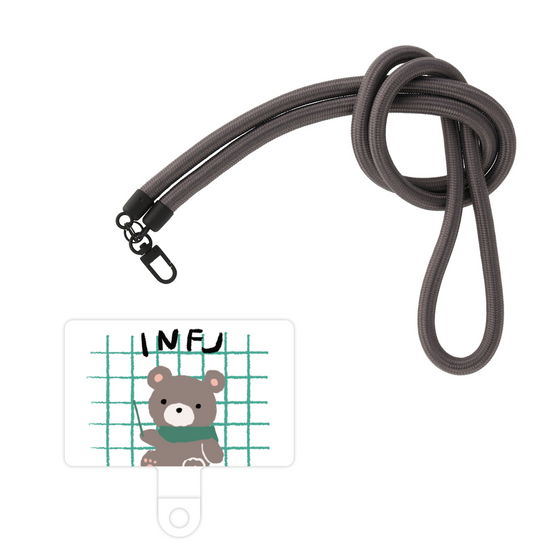 スマホショルダータグ［ オリジナル - INFJ 提唱者 - キャラクター ］