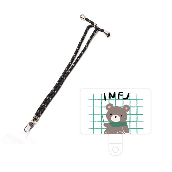 スマホショルダータグ［ オリジナル - INFJ 提唱者 - キャラクター ］