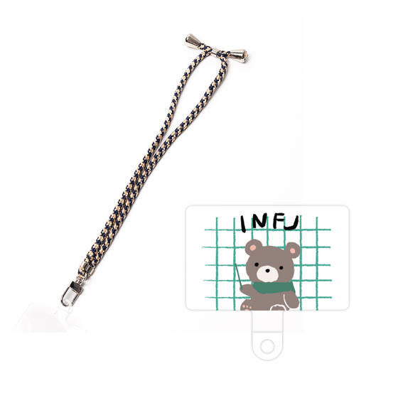 スマホショルダータグ［ オリジナル - INFJ 提唱者 - キャラクター ］