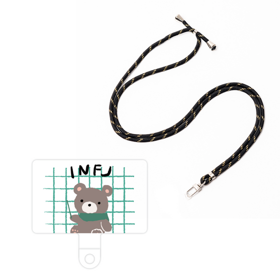 スマホショルダータグ［ オリジナル - INFJ 提唱者 - キャラクター ］