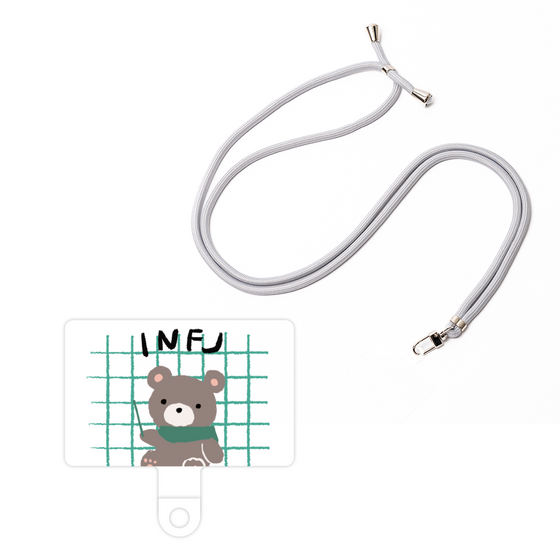 スマホショルダータグ［ オリジナル - INFJ 提唱者 - キャラクター ］