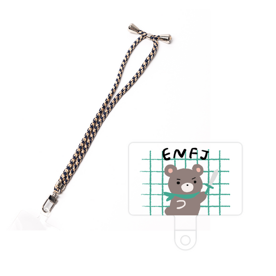 スマホショルダータグ［ オリジナル - ENFJ 主人公 - キャラクター ］