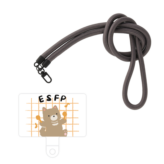 スマホショルダータグ［ オリジナル - ESFP エンターテイナー - キャラクター ］