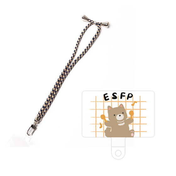 スマホショルダータグ［ オリジナル - ESFP エンターテイナー - キャラクター ］