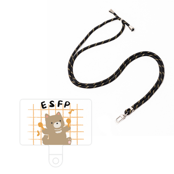 スマホショルダータグ［ オリジナル - ESFP エンターテイナー - キャラクター ］