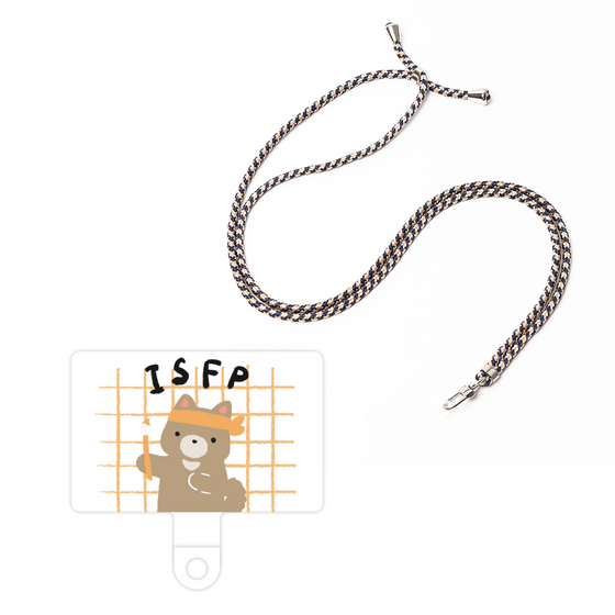 スマホショルダータグ［ オリジナル - ISFP 冒険家 - キャラクター ］