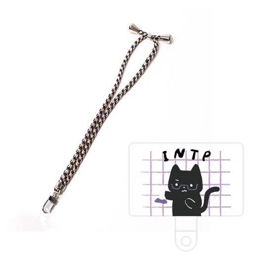 スマホショルダータグ［ オリジナル - INTP 論理学者 - キャラクター ］