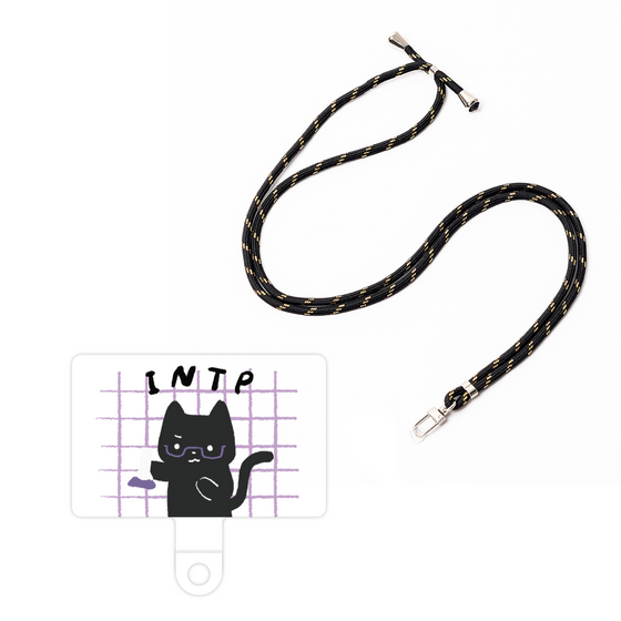 スマホショルダータグ［ オリジナル - INTP 論理学者 - キャラクター ］