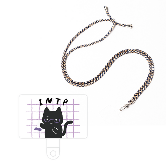 スマホショルダータグ［ オリジナル - INTP 論理学者 - キャラクター ］