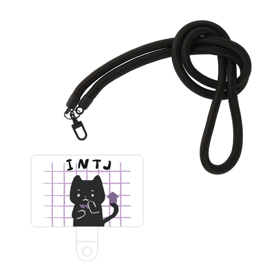 スマホショルダータグ［ オリジナル - INTJ 建築家 - キャラクター ］