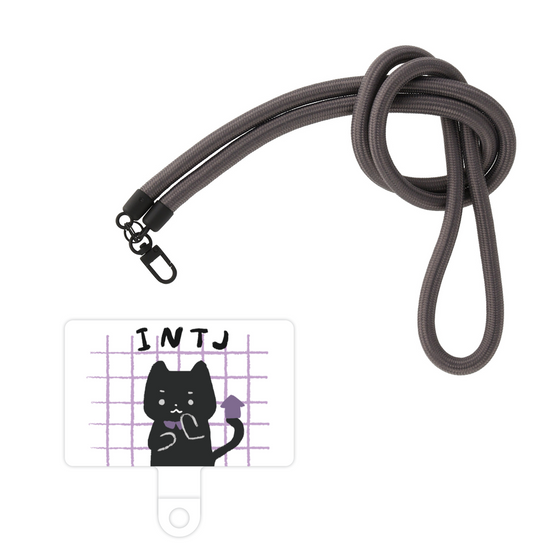 スマホショルダータグ［ オリジナル - INTJ 建築家 - キャラクター ］