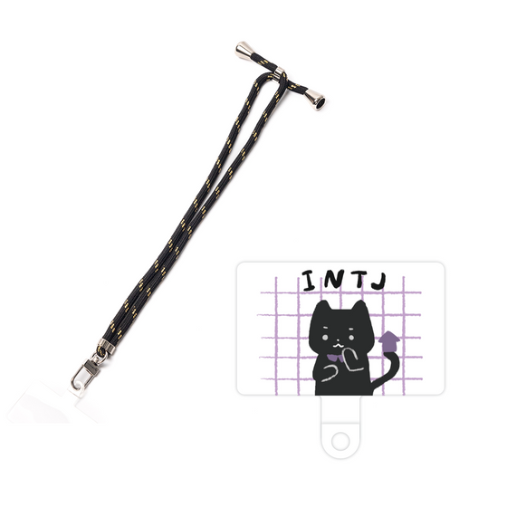 スマホショルダータグ［ オリジナル - INTJ 建築家 - キャラクター ］