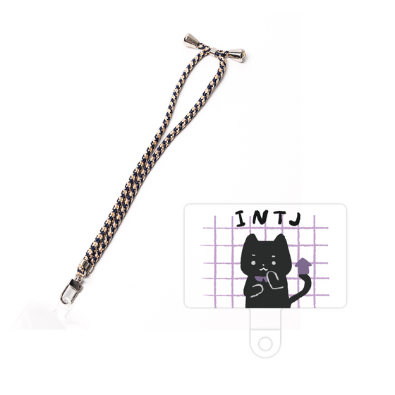 スマホショルダータグ［ オリジナル - INTJ 建築家 - キャラクター ］