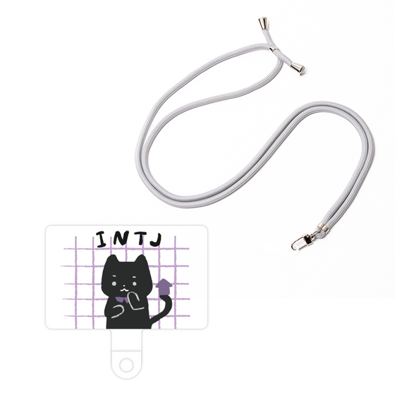 スマホショルダータグ［ オリジナル - INTJ 建築家 - キャラクター ］