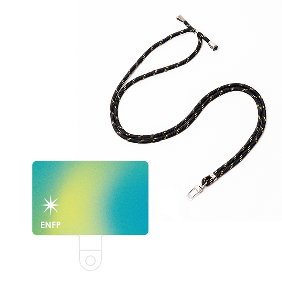 スマホショルダータグ［ オリジナル - ENFP 運動家 - グラデーション ］