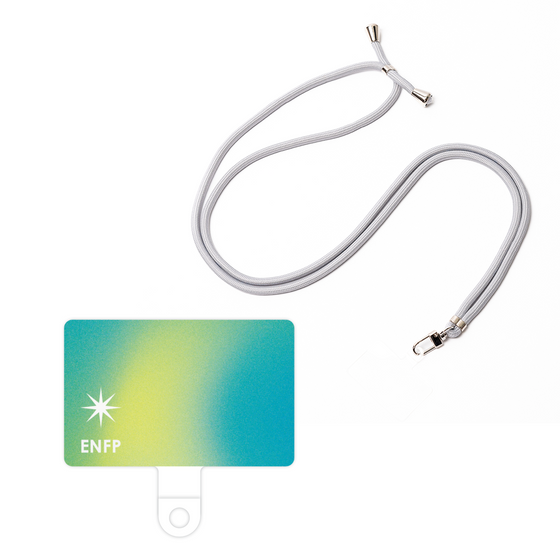 スマホショルダータグ［ オリジナル - ENFP 運動家 - グラデーション ］