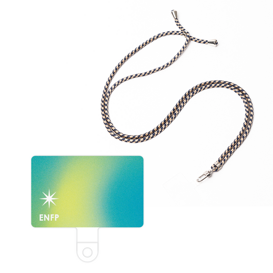 スマホショルダータグ［ オリジナル - ENFP 運動家 - グラデーション ］