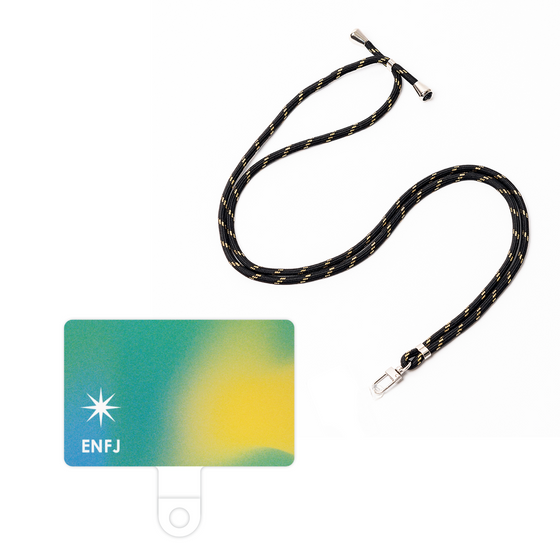 スマホショルダータグ［ オリジナル - ENFJ 主人公 - グラデーション ］