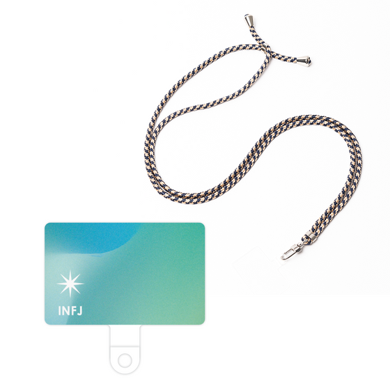 スマホショルダータグ［ オリジナル - INFJ 提唱者 - グラデーション ］