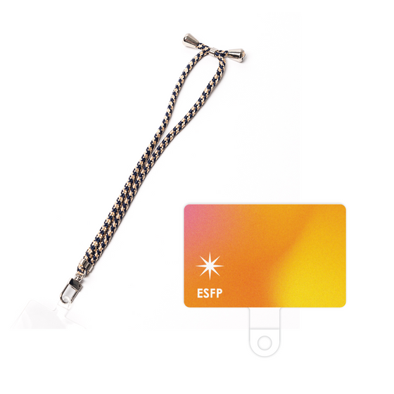 スマホショルダータグ［ オリジナル - ESFP エンターテイナー - グラデーション ］