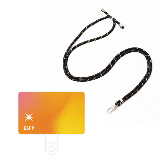 スマホショルダータグ［ オリジナル - ESFP エンターテイナー - グラデーション ］