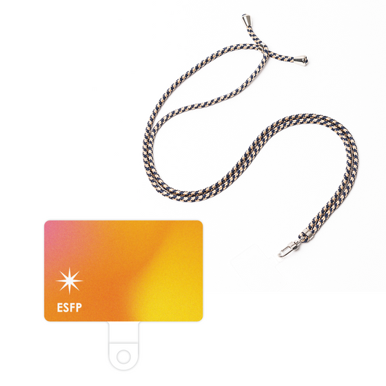 スマホショルダータグ［ オリジナル - ESFP エンターテイナー - グラデーション ］