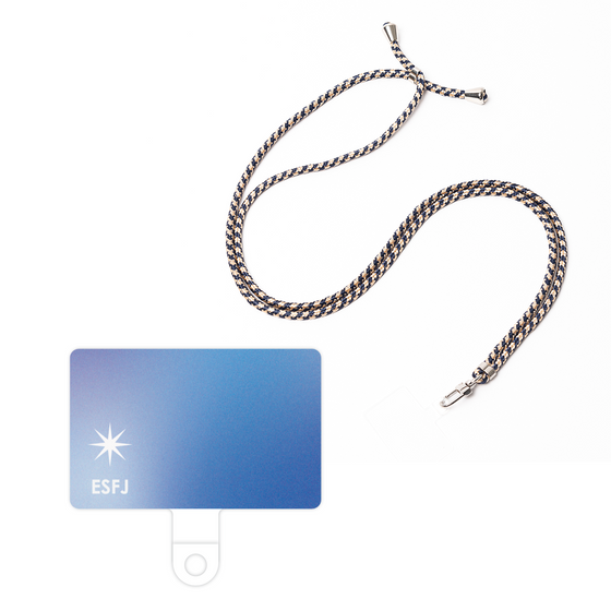 スマホショルダータグ［ オリジナル - ESFJ 領事 - グラデーション ］