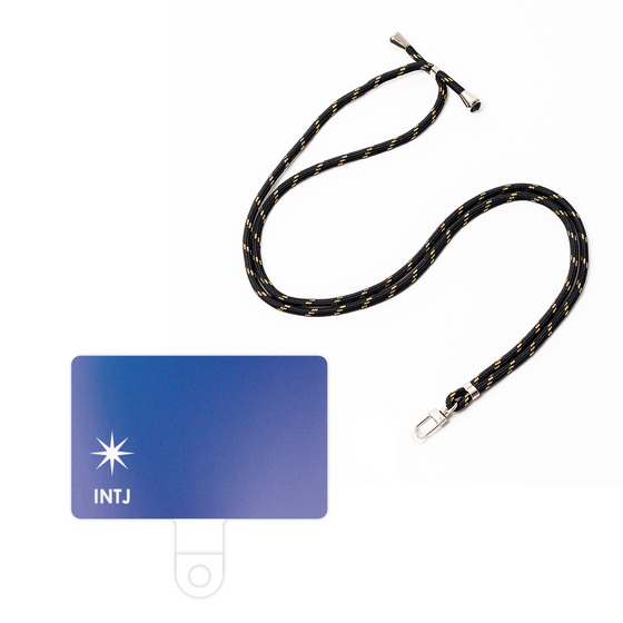 スマホショルダータグ［ オリジナル - INTJ 建築家 - グラデーション ］