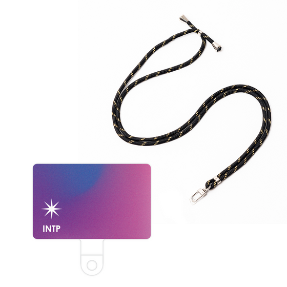 スマホショルダータグ［ オリジナル - INTP 論理学者 - グラデーション ］