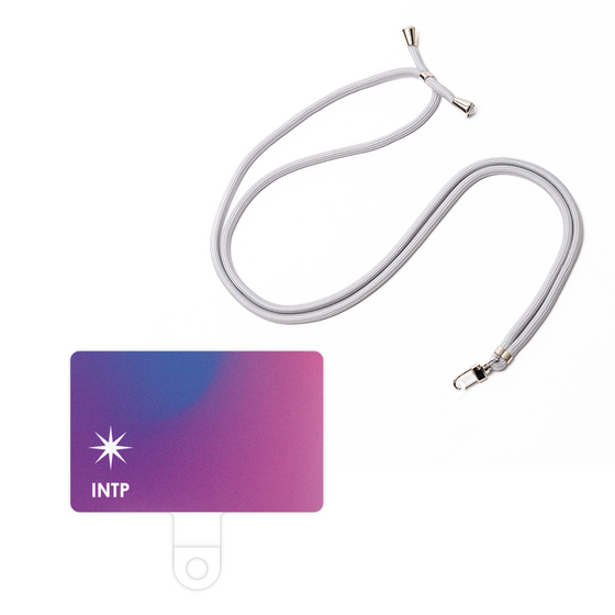 スマホショルダータグ［ オリジナル - INTP 論理学者 - グラデーション ］